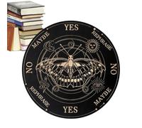 Tablero Espíritu Adivinación - Tablero De Decisiones De Madera con Letras,Juego Elemento Decorativo Espiritual Familiar para Principiantes