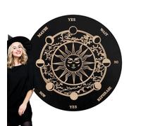 Tablero Espíritu Adivinación | Tablero De Madera Esotérico con Letras Y Puntero,Juego De Tabla Ouija Adivinación Cartomancia para Principiantes Y Amigos