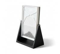 Tablero Galton 11x15 cm - Modelo de Distribución Normal con Curva de Campana - Herramienta Didáctica para Laboratorios de Física (Demostración de Probabilidad)