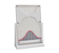 Tablero Galton de Escritorio de 12 * 18 cm, Tablero Galton de Escritorio, Modelo matemático de distribución Normal, demostración efectiva de la Ley estadística, for Laboratorios Escolares,(White)