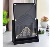 Tablero Galton De Escritorio, Tablero Dalton, Modelo Demostrador De Probabilidad, Herramienta para Experimentos De Laboratorio De Física, 12 * 18 Cm, Physicalschool Laboratorio Demostración Black