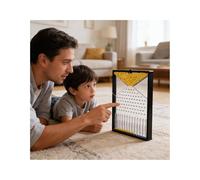 Tablero Galton De Juguete De Escritorio con Cuentas, Herramienta De Enseñanza De Distribución Normal para Modelo Financiero Educativo De Probabilidad