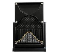 Tablero Galton de Juguete de Escritorio con Curva de Campana, aparatos científicos geniales para aulas de física, Material didáctico práctico para matemáticas, Tablero Galton(Black)