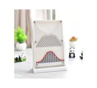 Tablero Galton, Juguete De Escritorio, Kit De Aprendizaje De Probabilidad Y Estadística para Enseñanza De Laboratorio De Escuela Física(White)