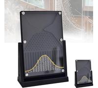 Tablero Galton, Modelo De Distribución Normal 12 × 18 Cm Acrílico, Laboratorio De Física Demostración De Probabilidad Curva De Campana Herramienta De Enseñanza Juguete De Escritorio