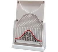 Tablero Galton, Tablero Galton Acrílico de Escritorio, Modelo Matemático de Distribución Normal de 12 x 18 cm, Herramienta Didáctica para Laboratorios de Física, para Enseñanza y Demostraciones en Lab