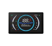 Tablero Grande Universal De 12V Motocicleta, Velocímetro,tacómetro, Placa Combustible RPM Sensor Kilometraje Total 199 Km/h