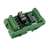 Tablero industrial del aumento de DC del PLC de 4 canales, salida NPN, soporte 5A, diseñado para los sistemas de 12V y 24VDC