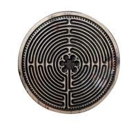 Tablero Laberinto De Dedo De Madera | Herramienta De Meditación Y Oración Hecho A Mano | Mindfulness Puzzle Madera Para Aliviar el Estrés, Enfoque Y Relajación | Decoración Para Altar , Pequeño