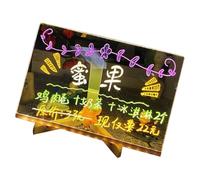 Tablero LED acrílico transparente alimentado por USB, escritura de dibujo para restaurantes, proyectos de arte y decoración del hogar, LED seguro para niños