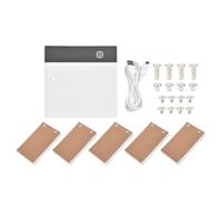 Tablero LED de dibujo a mano, orificio de posicionamiento portátil, kit de libro con tapa USB, suministros de pintura, suministros de pintura artesanal USB para dibujo de