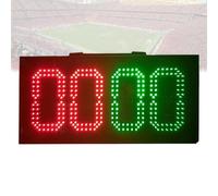 Tablero LED de sustitución de fútbol, pantalla electrónica portátil de árbitro, tablero de cambio de jugador de una sola cara/doble cara para partidos de entrenamiento de fútbol