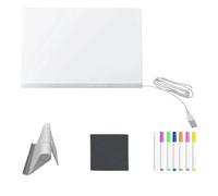Tablero LED para Niños - Tableta de dibujo LED para niños con 7 Stifts de secado rápido | Hoja de Escritura Luminosa | Para Utilizar en Hogar, Kindergarten, Preescolar, Viajes e Interior