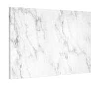 Tablero magnético con diseño marmoleado blanco con rotulador e imanes 90x60 CM