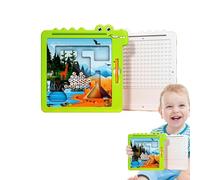 Tablero magnético de Laberinto a Juego, Juego de con motricidad Fina, Herramienta de Aprendizaje amigable para Viajes, Mejora Las Habilidades motoras para el Aprendizaje en