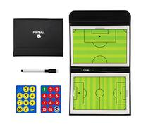 Tablero magnético de tácticas de fútbol, tablero táctico portátil para entrenadores de fútbol con piezas de marcador, equipo de estrategia de entrenamiento de fútbol