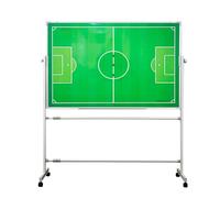 Tablero Magnético para Entrenamiento de Fútbol, Pizarra Futbol Entrenador, con Marco y Soporte de Aluminio, para Entrenamiento