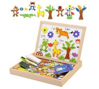Tablero Magnético Para Niños - Placa Magnética De Madera | Juguetes de Escritura De Pizarra Para Niños Y Niñas, Juego de Dibujo Educativo De Niños Niños Y Bebés