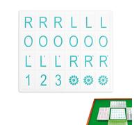 Tablero Mahjong Solitario,Juego con fichas | Tablero de Práctica Portátil para Amantes del Mahjong,Para de cumpleaños, familia, hogar, entretenimiento en casa, viajes, piscina, principiantes al aire l