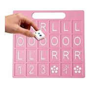 Tablero Mahjong Solo 24 Ranuras Juego Americano Portátil Ligero