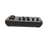 Tablero Mezclador de Sonido, Efectos Múltiples Cambio de Voz Tablero Mezclador de Sonido en Vivo Tarjeta Cambiadora con Transmisión de DJ para Grabación de Podcast Transmisión de