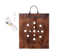 Tablero para Helecho Cuerno de Alce | Placa de Montaje en Pared para Helecho Cuerno de Alce Interior y Exterior - Portahelechos Rústico para Cocina, Salón, Recibidor, Entrada, Porche, Patio,