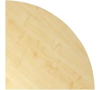 Tablero para mesa de reuniones eurokraft pro, tablero en cuarto de círculo