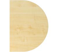 Tablero para mesa de reuniones eurokraft pro, tablero semicircular
