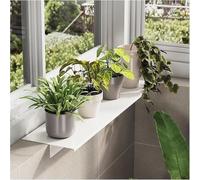 Tablero para ventana， Placa extensora for alféizar de ventana, placa acero for - Estante magnético 9.8 pulgadas(White,7.8in)