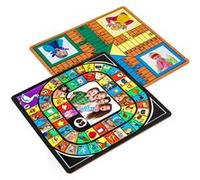 Tablero Parchís y Oca Personalizados - Crea con tus Fotos un Tablero de Juegos Único - Madera Chromaluxe