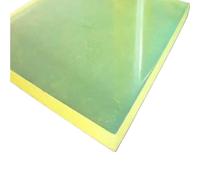 Tablero plástico fenólico, Placa amortiguadora de goma de 10/15/20/30 a 60 mm de grosor, placa de almohadilla de goma elástica, 1 unidad(25x200x200mm)