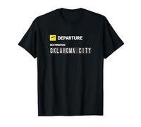 Tablero publicitario Aeropuerto Salida Oklahoma City Camiseta