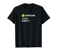Tablero publicitario Aeropuerto Salidas Hawái Camiseta