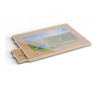 Tablero puzzle Soporte guardar puzles 1000 piezas Base puzle giratoria 4 cajones