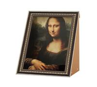 Tablero Rascador para Gatos - Cartón Corrugado 44x34x52cm | Cama Rascadora para Gatos Mona Lisa, Poste Rascador para Casa | Estilo De Marco De Fotos Vintage para Pequeños, Medianos Y Gran