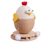 Tablero rascador para Gatos de sisal, Postes rascadores de Garras para Gatos - Juguete rascador de sisal para Gato Gallo,Juguete para Gatos afilador de Garras de Cuerda Manual para Gatitos, Gatos