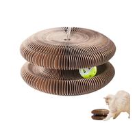 Tablero Rascador para Gatos | Juguete Rascador Plegable Mágico Con Órgano, Bola Y Campana | Rascadores Interactivos Para Gatos Con Garras De Afilar,Para Moliendo Garras Ejercicio Mental Y Físico Jugan