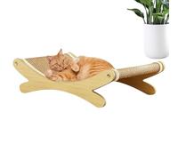 Tablero rascador para gatos - Poste rascador duradero 2 en 1 | Área de descanso para gatos transpirable, muebles para mascotas en interiores y exteriores | Salón de cama con almohadilla para rascar, j