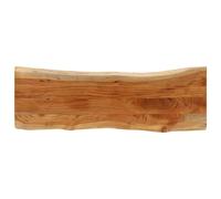 Tablero rectangular madera de acacia vivo 110x40x3,8 cm, tablero, tablero de mesa rectangular, tablero de mesa de comedor