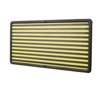Tablero Reflectante para Eliminación de Abolladuras de Coche Portátil | Plástico con Superficie Reflectante y Líneas Rayadas, Ayuda Visual para Granizo, Talleres y Peritaje