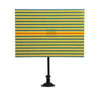 Tablero Reflector de Abolladura de Coche Dioche Herramienta de Eliminación de Reparación de Abolladuras sin Pintura Comprobación de la Placa de la Línea del Reflector amarillo Y Azul