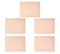 Tablero revestido de cobre PCB, 5 piezas de 20 x 30 cm FR4 de una sola cara para aficionados a la electrónica, experimento de circuito, conexión confiable, no pelable para fabricantes de bricolaje