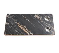 Tablero RV, 31.5x15.75in Tablero Mesa para Barco Mesa Desmontable Barco Pontón con 2 Portavasos Acero Inoxidable Panel Mesa Rectangular para Remolques de Camping Barcos Yates