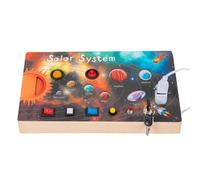 Tablero sensorial de Actividad, Juguetes del Solar,Junta de Aprendizaje sensorial Interactivo Colorido - Baby Educational inquietud, Herramienta de coordinación Ocular para el hogar, Viajes, Escuela