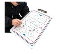 Tablero Táctico De Hockey sobre Hielo De PVC De Doble Cara Resistente | El Bolígrafo De Escritura Incluido Hace Que Dibujar Sea Rápido Y Fácil, El Exterior Reutilizable Se Limpia Con Toallitas
