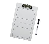 Tablero táctico de voleibol Tablero de estrategia de entrenamiento portátil Voleibol Borrados en Entrenadores Portapapeles Herramienta para entrenadores Escritura Dibujo Marcador
