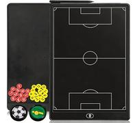 Tablero Táctico Fútbol Magnético AURIVEE 16″ LCD - Pizarra Reutilizable con Estilete y Fichas Magnéticas, para Entrenadores, Jugadores, Entrenamiento