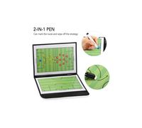 Tablero táctico magnético de fútbol plegable 2 en 1 Magnetola, tablero de estrategia con marcadores y bolígrafo