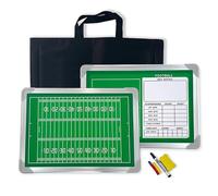 Tablero Táctico Magnético para Football, Pizarra Estratégica Borrable con Rotuladores, Diseño Portátil con Compartimento de Almacenamiento, Resistente y Duradero, Planificación