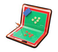 tablero táctico, Tablero de borrado en seco Gate Ball for entrenadores, diseño plegable, con cremallera, for entrenamiento y enseñanza